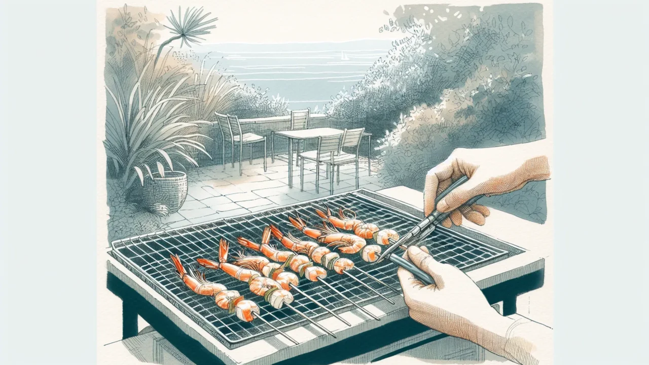 Tips and tricks to make barbecue shrimp skewers.